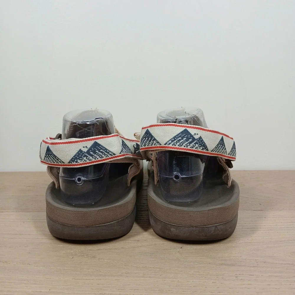 Reebok Beatnik Sandals Mens 9 Beige Textile Earth Outdoor Gorpcore Slingback